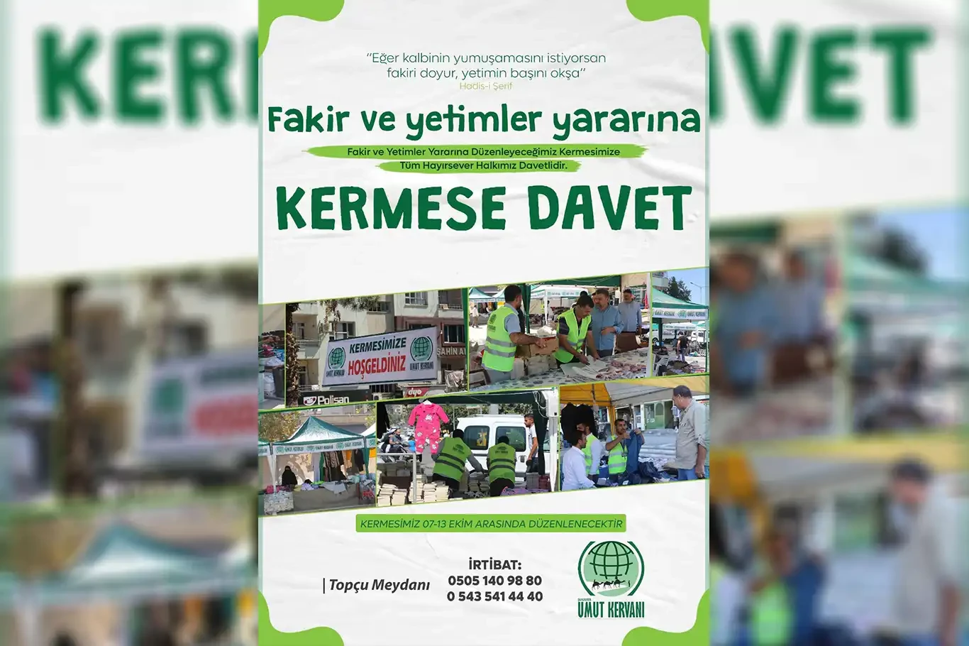 Şanlıurfa Umut Kervanı, fakir ve yetimler için kermes düzenleyecek