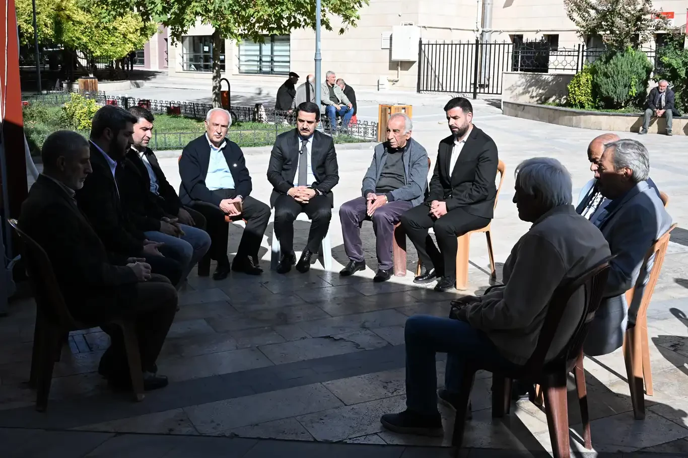 Battalgazi Belediye Başkanı Taşkın, Şehid Sinvar için açılan çadırı ziyaret etti