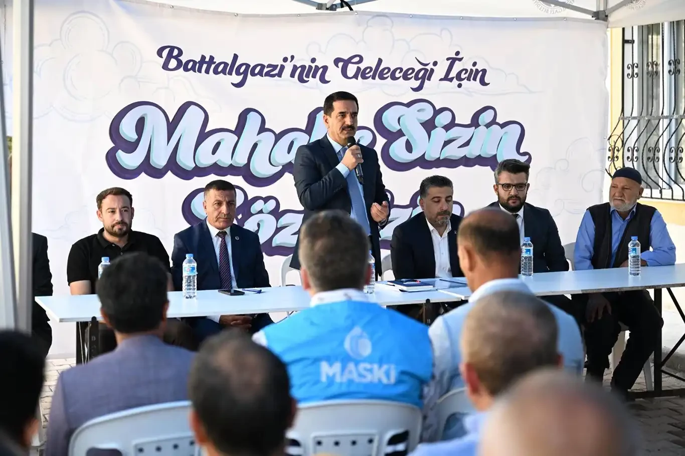 Başkan Taşkın, mahalle sakinleri ile bir araya geldi