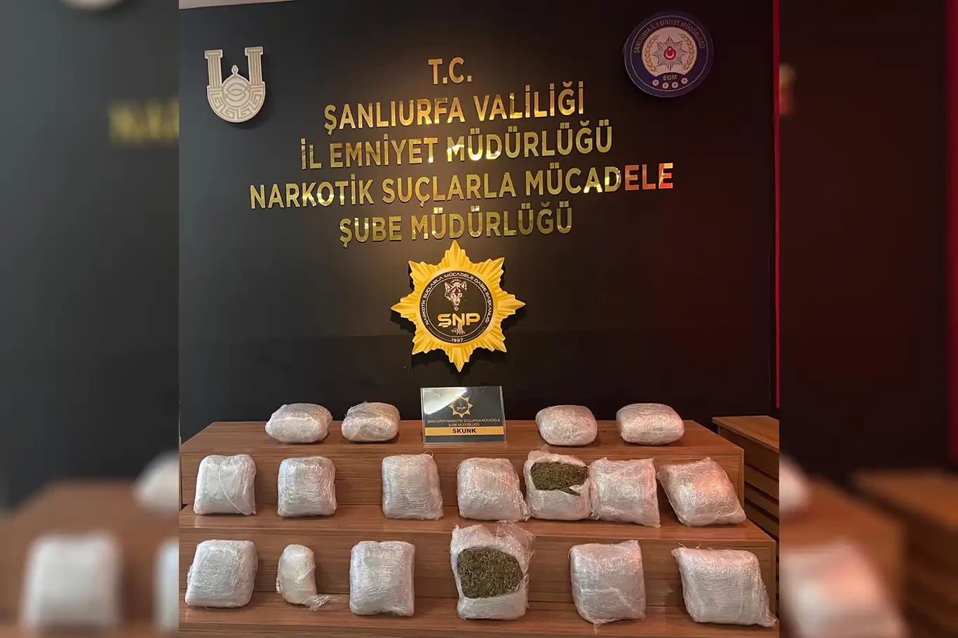 Şanlıurfa’da 18 kilo uyuşturucu ele geçirildi