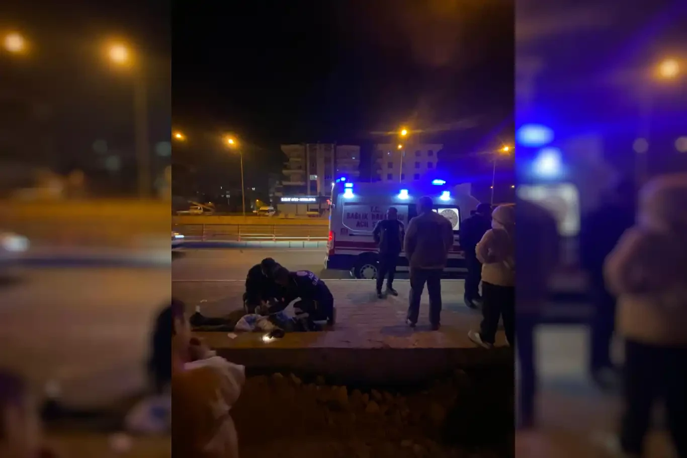 Seyir halindeki otomobil ile motosiklet çarpıştı: 2 yaralı