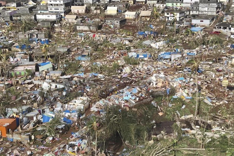 Chido Kasırgası nedeniyle Mayotte Adası