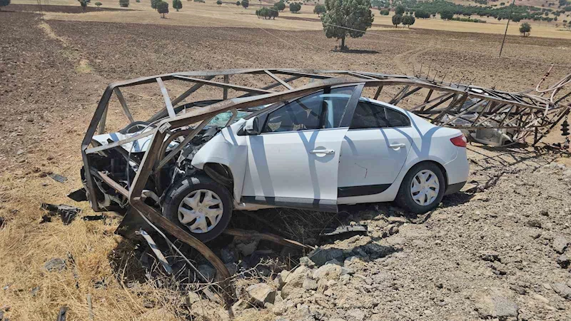 Diyarbakır’da piknik yolunda kaza: 1’i ağır 4 yaralı
