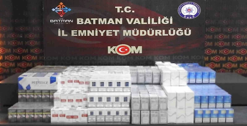 Batman’da gümrük kaçağı sigaralar kargo firmasında yakalandı
