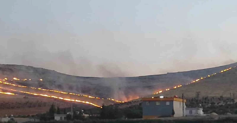 Göbeklitepe yakınlarında korkutan yangın
