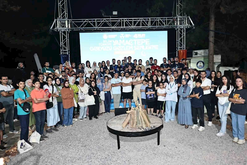 ’Bilim Türkiye Yamaçtepe Gökyüzü Gözlem Şenliği’ Gaziantep’te yapıldı
