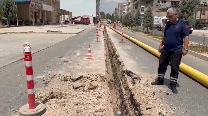 Mardin’de doğalgaz hattında bomba paniği
