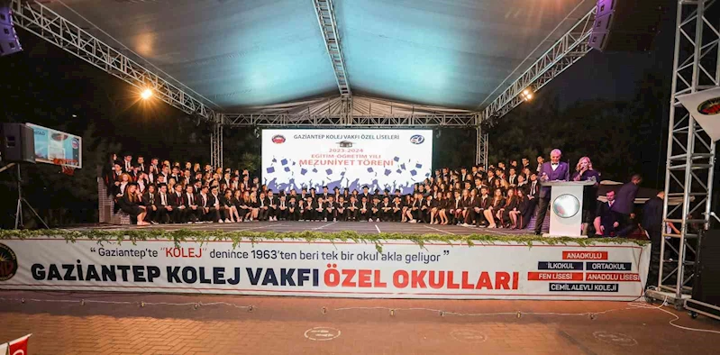 Gaziantep Kolej Vakfı öğrencileri üniversiteli oldu
