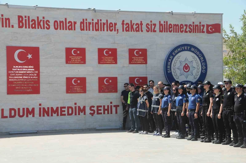 Cizre’de 8 yıl önce PKK saldırısında şehit düşen 12 polis anıldı
