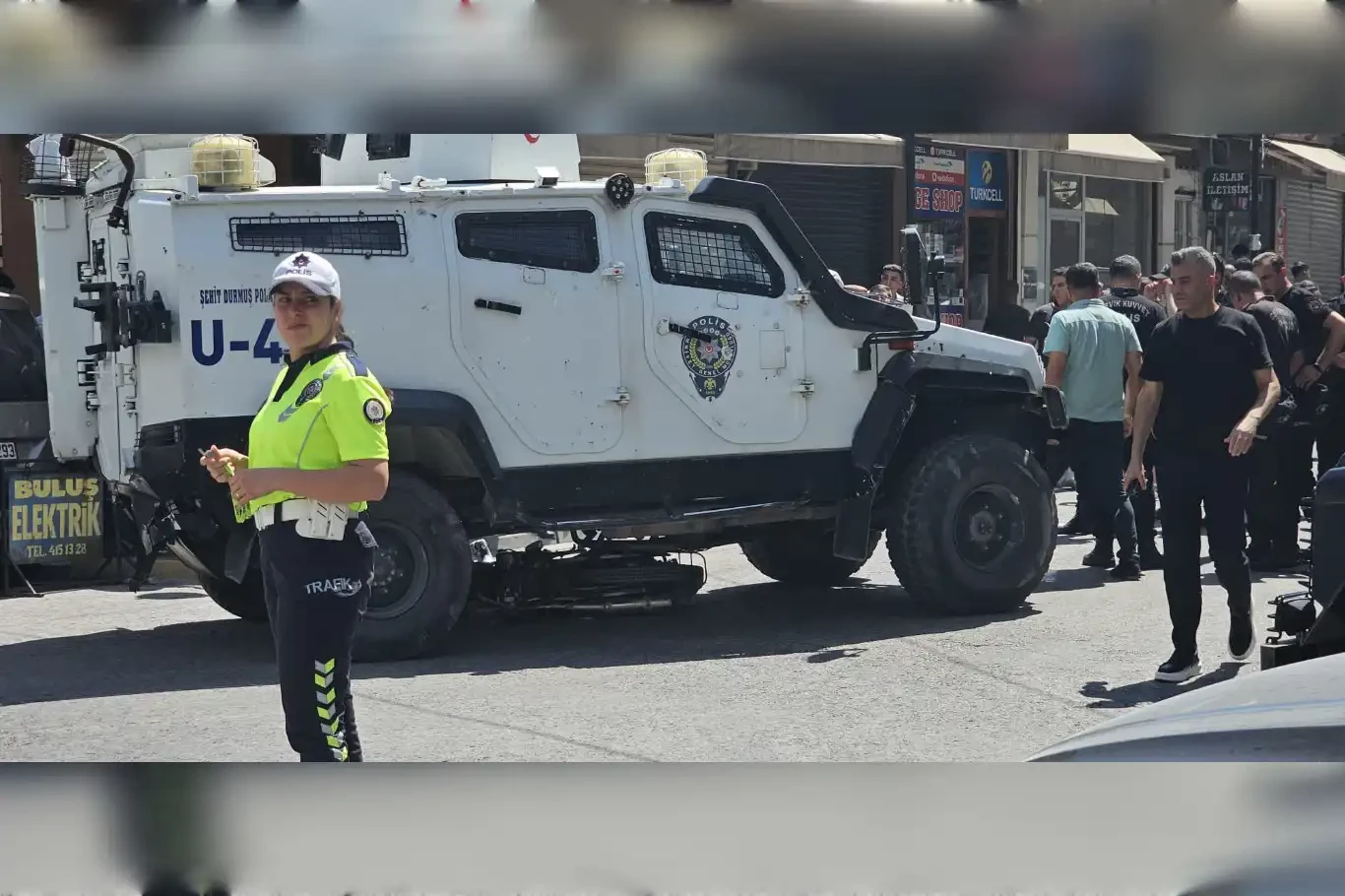 Mardin’de polis aracı motosikletle çarpıştı: 1 yaralı 