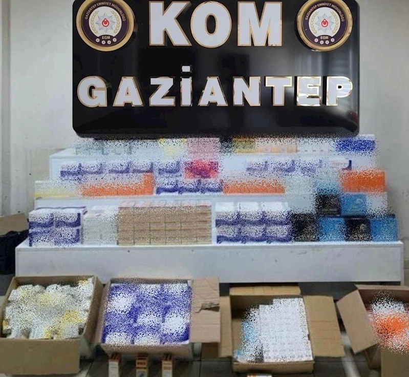 Gaziantep’te 192 bin 551 kaçak ilaç ele geçirildi
