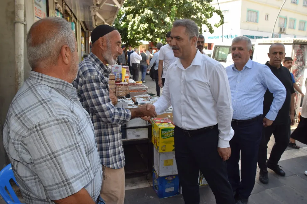 AK Parti Batman İl Başkanı Şansi, esnafı ziyaret etti