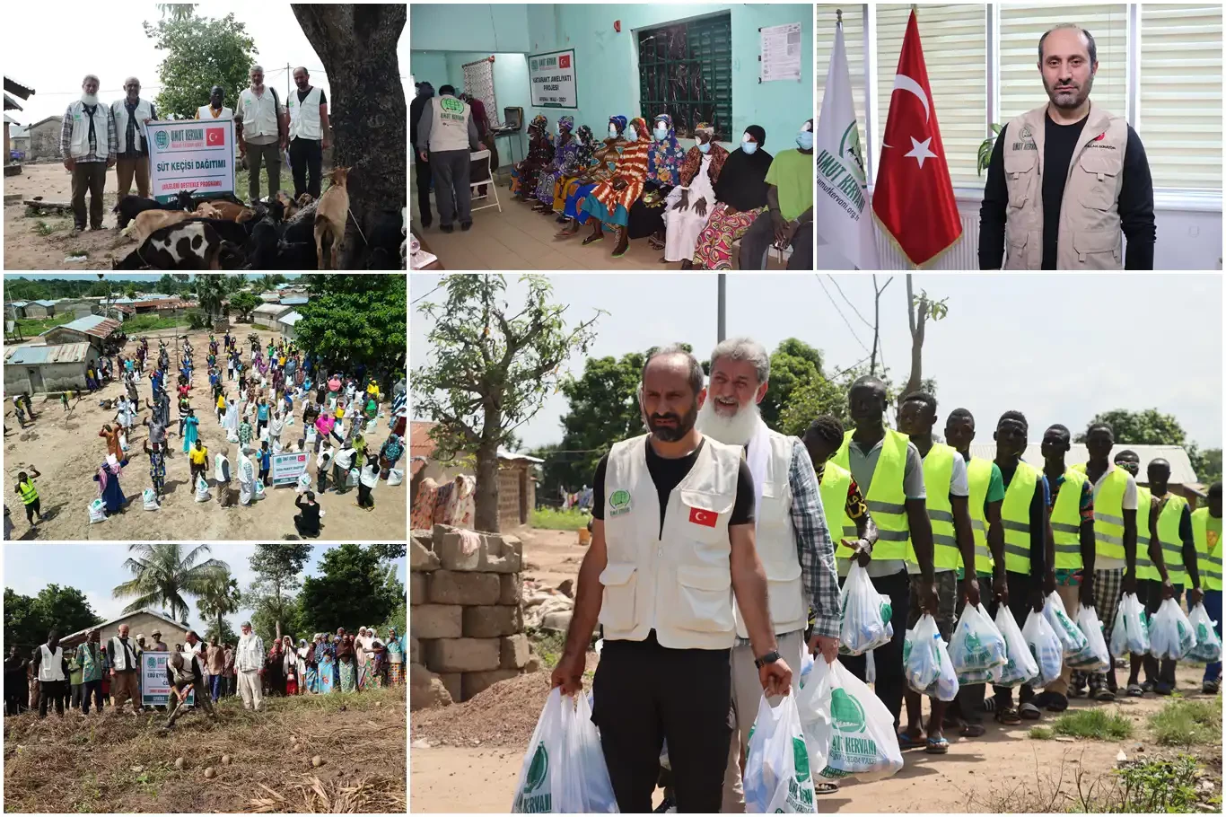 Umut Kervanı bir dizi yardım çalışması için Uganda