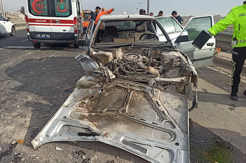 Şanlıurfa’da trafik kazasında 2 kişi yaralandı