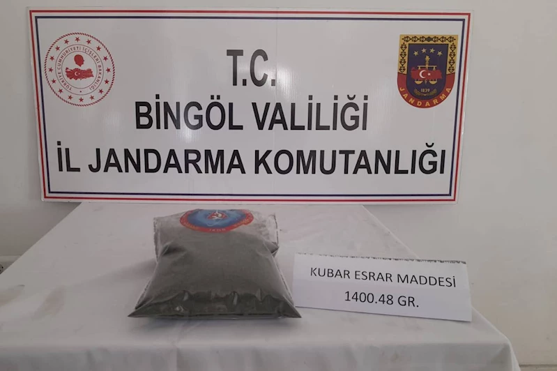 Bingöl’de yapılan operasyonda uyuşturucu ve silah ele geçirildi