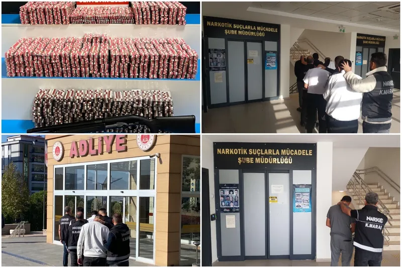 Kahramanmaraş’ta 32 bin sentetik hap ele geçirildi