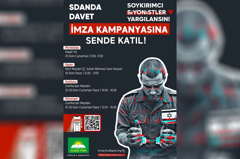 HÜDA PAR Antalya İl Başkanlığından 