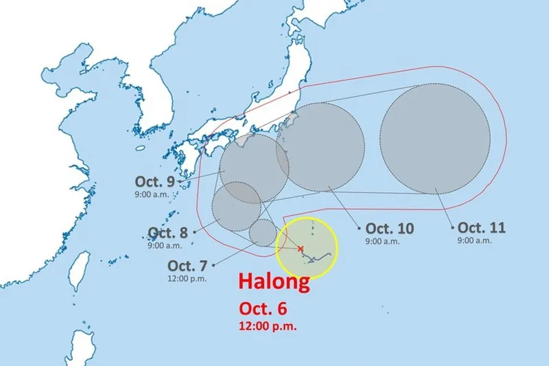 Japonya, Halong Tayfunu nedeniyle özel uyarı yayınladı