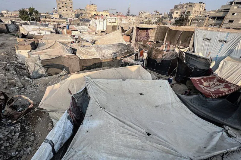 Gazze Sivil Savunması: Soğuk ve yağış, çadırlarda yaşayan on binlerce kişi için ciddi tehlike oluşturuyor