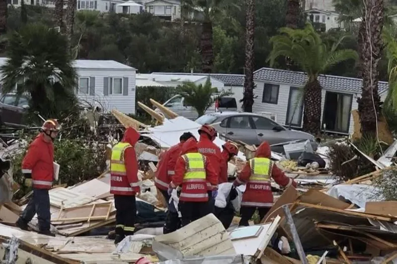 Claudia Fırtınası Portekiz’i etkisi altına aldı: 1 ölü, 28 yaralı