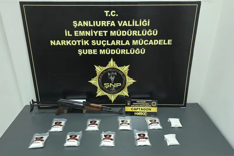 Şanlıurfa’da uyuşturucu operasyonu