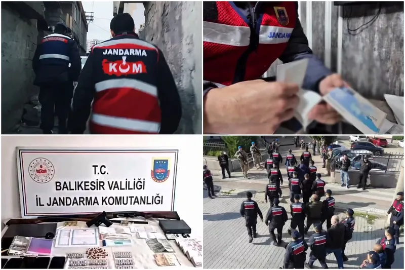 7 ilde 8 suç örgütüne eş zamanlı operasyon: 64 şüpheli yakalandı