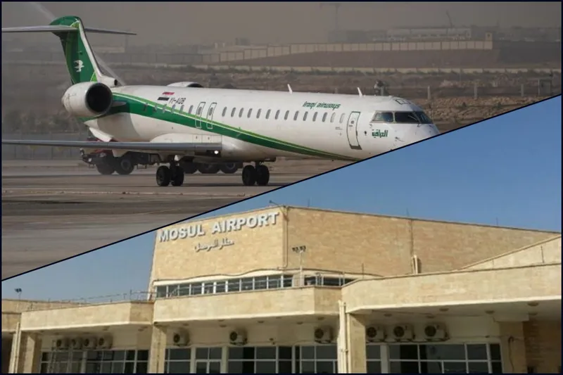 Musul Havalimanına 2014’ten sonra ilk uçak indi