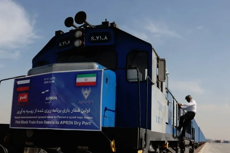 Rusya’dan İran’a ilk yük treni ulaştı