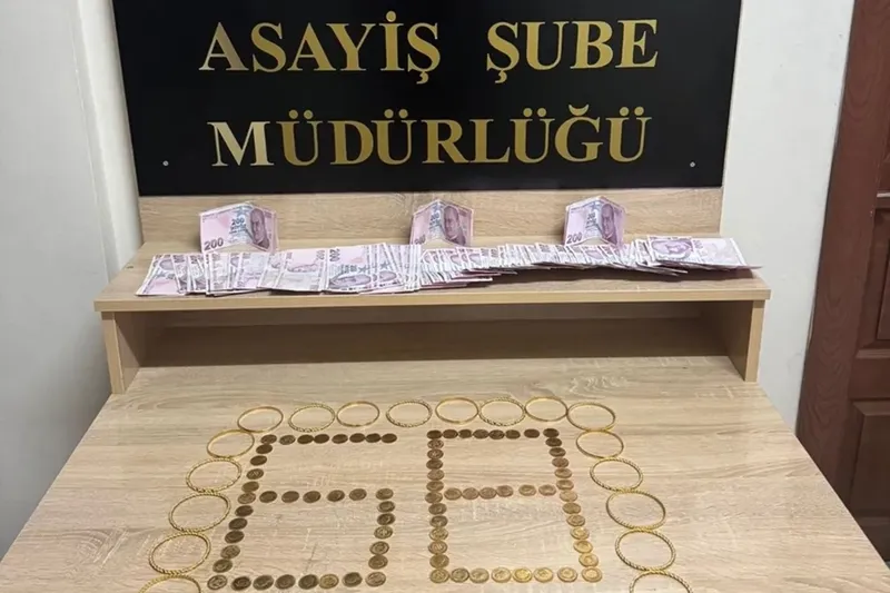 Aksaray’da 5,5 milyon TL değerinde ziynet eşyası ele geçirildi
