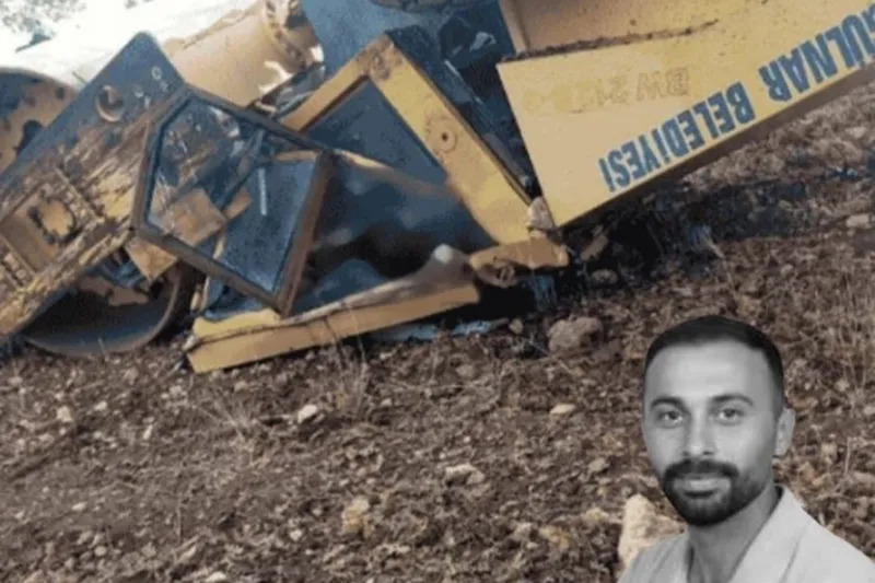 Belediye çalışanı asfalt silindirinin altında kalarak hayatını kaybetti