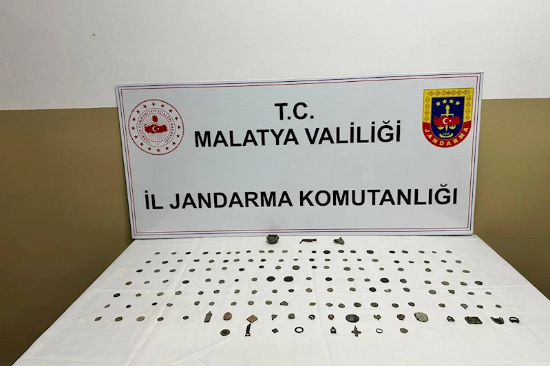 Malatya’da sikke ve tarihi eser operasyonu