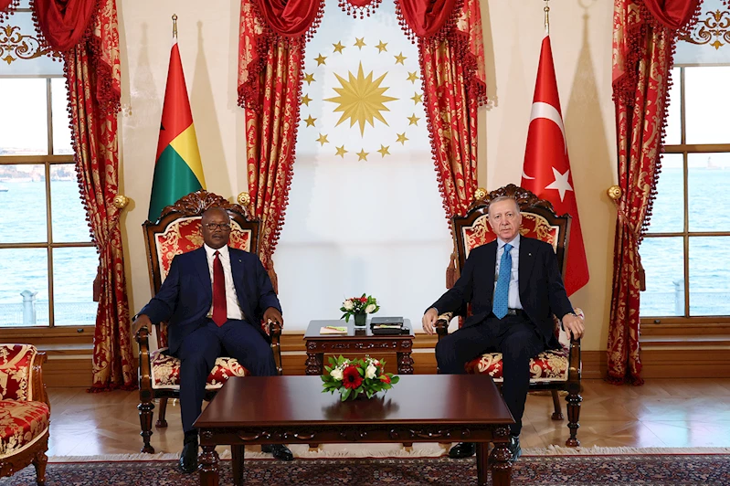 Cumhurbaşkanı Erdoğan, Gine Bissau Devlet Başkanı Embalo