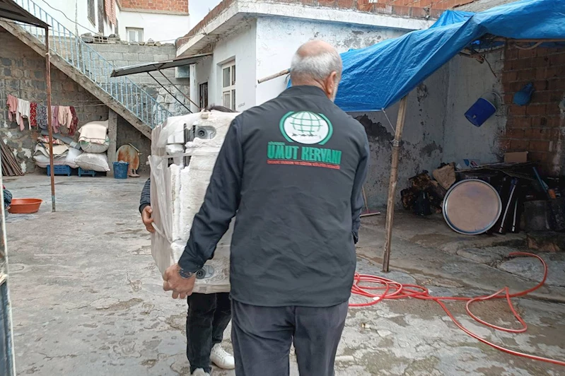 Şanlıurfa’da ihtiyaç sahibi ailelere beyaz eşya yardımı