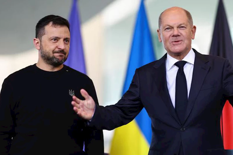 Almanya Başbakanı Scholz, Zelensky ile görüştü