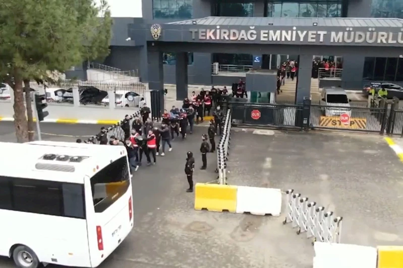 Tekirdağ merkezli operasyonda 28 şüpheli yakalandı: 387 milyon TL dolandırıcılık!