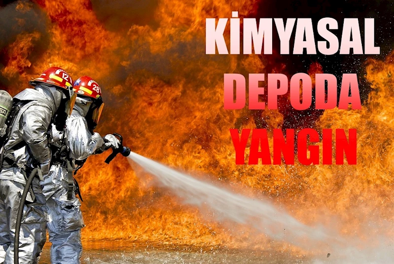 Kimyasal madde deposunda yangın