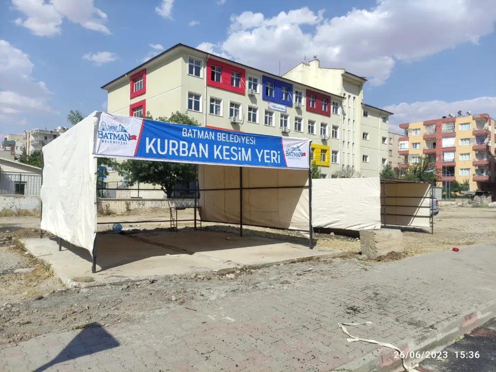 Kurban satış ve kesim noktaları açıklandı, Batman Belediyesi tüm hazırlıklarını tamamladı