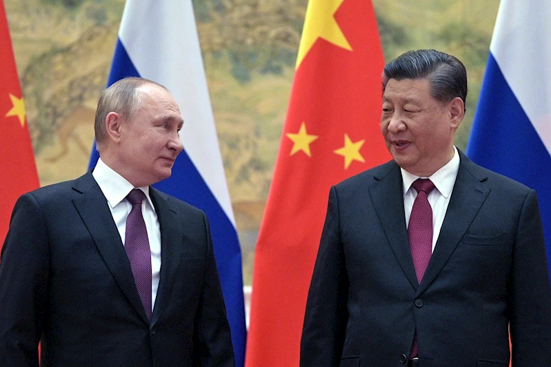 Putin ile Şi Cinping Moskova
