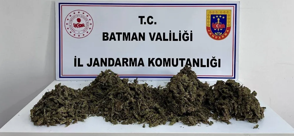 Batman’da uyuşturucu operasyonu: 4 kilo kubar esrar ele geçirildi