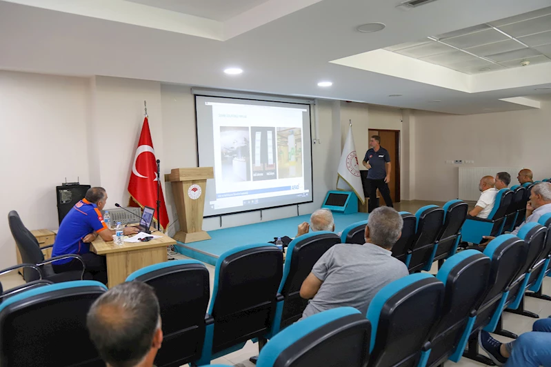 Bingöl Tarım ve Orman Müdürlüğü personeline afet farkındalık eğitimi verildi