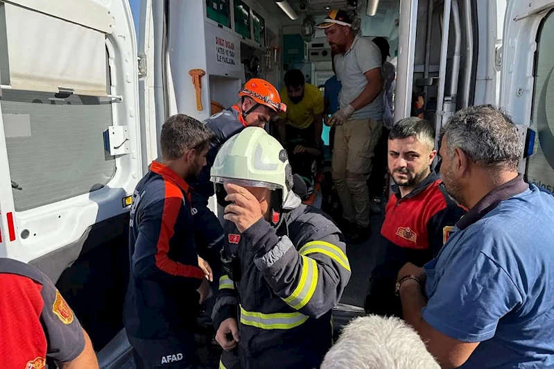 Siirt’te takla atan araçta 2 kişi yaralandı
