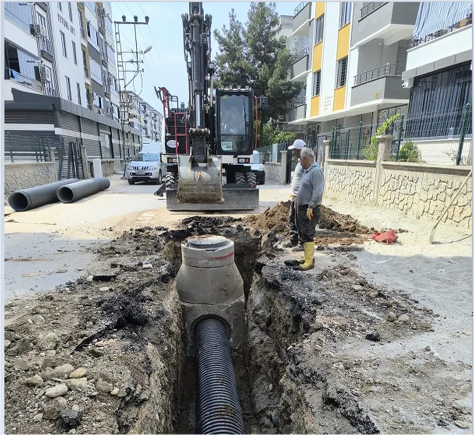 Körük Mahallesi’nde Yağmursuyu Hattı Çalışmaları Başladı