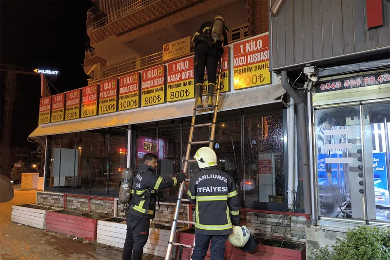 Şanlıurfa’da kablo kaynaklı yangın korkuttu