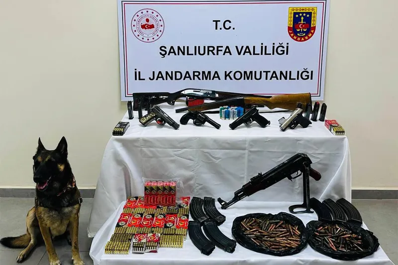 Şanlıurfa’da silah kaçakçılığı operasyonu