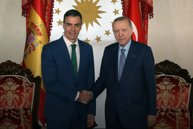Cumhurbaşkanı Erdoğan, İspanya Başbakanı Sanchez ile görüştü