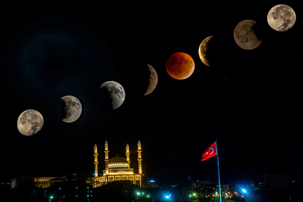 Kanlı Ay Tutulması Batman’da İzlendi
