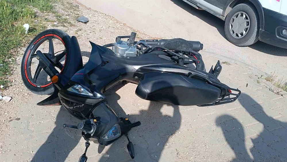 Adıyaman’da motosiklet ile otomobil çapıştı: 1 yaralı