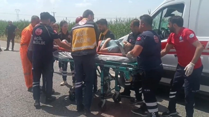 Diyarbakır’da minibüs ile otomobil çarpıştı: 4 yaralı